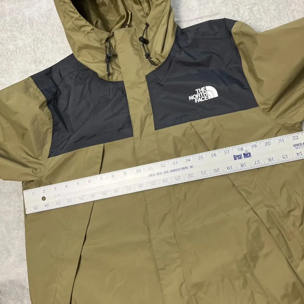 The North Face Antora Parka Mens M Green‎ DryVent Hooded Rain Jacket Gorpcore